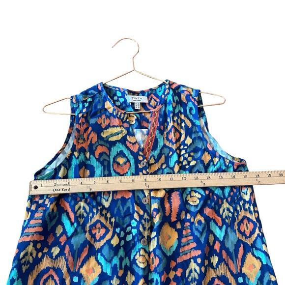 Tinta Sleeveless Colorful Blouse - Size 40 Medium - Picture 6 of 6